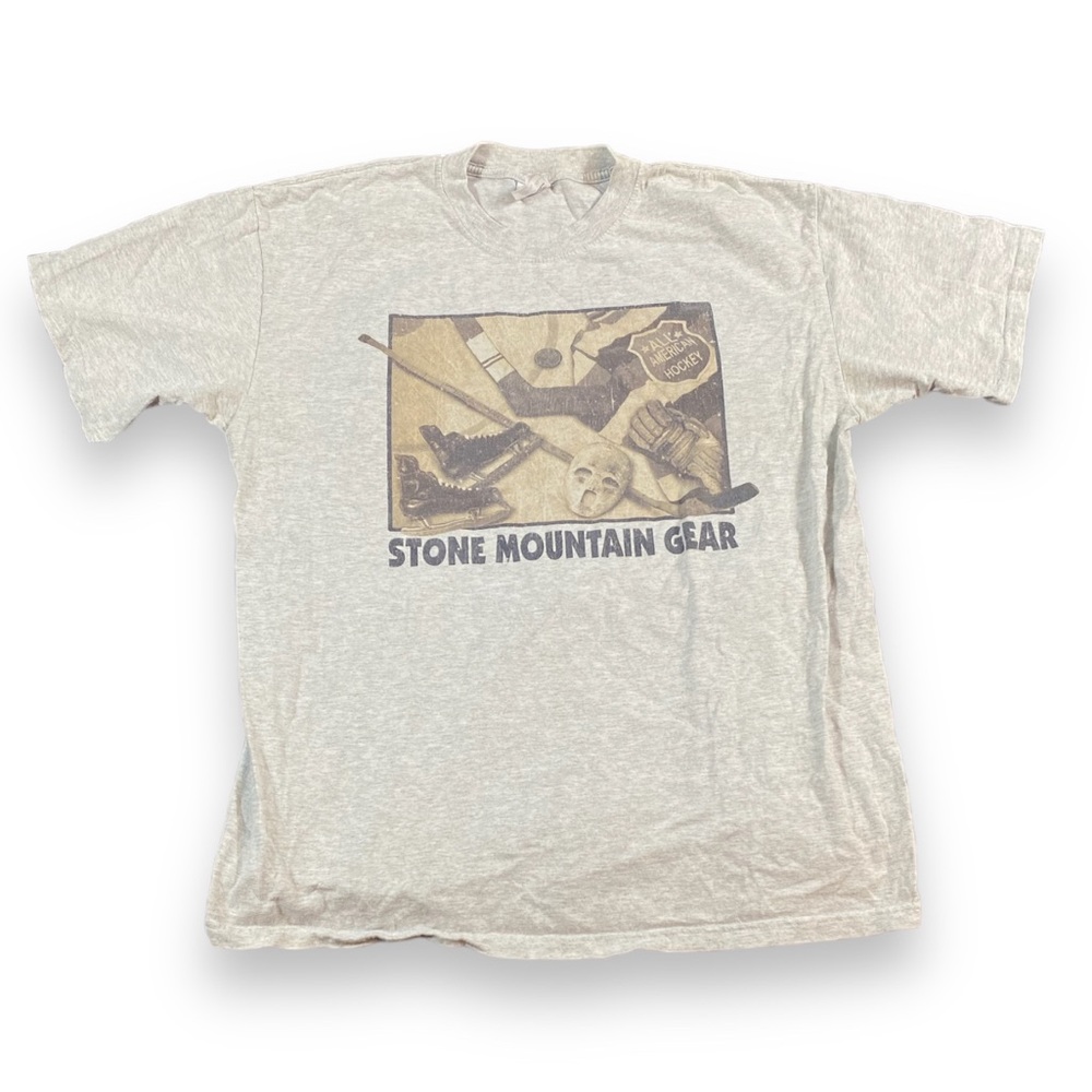 Vintage Stone Mountain Gear Hockey T-Shirt NHL Y2K Retro